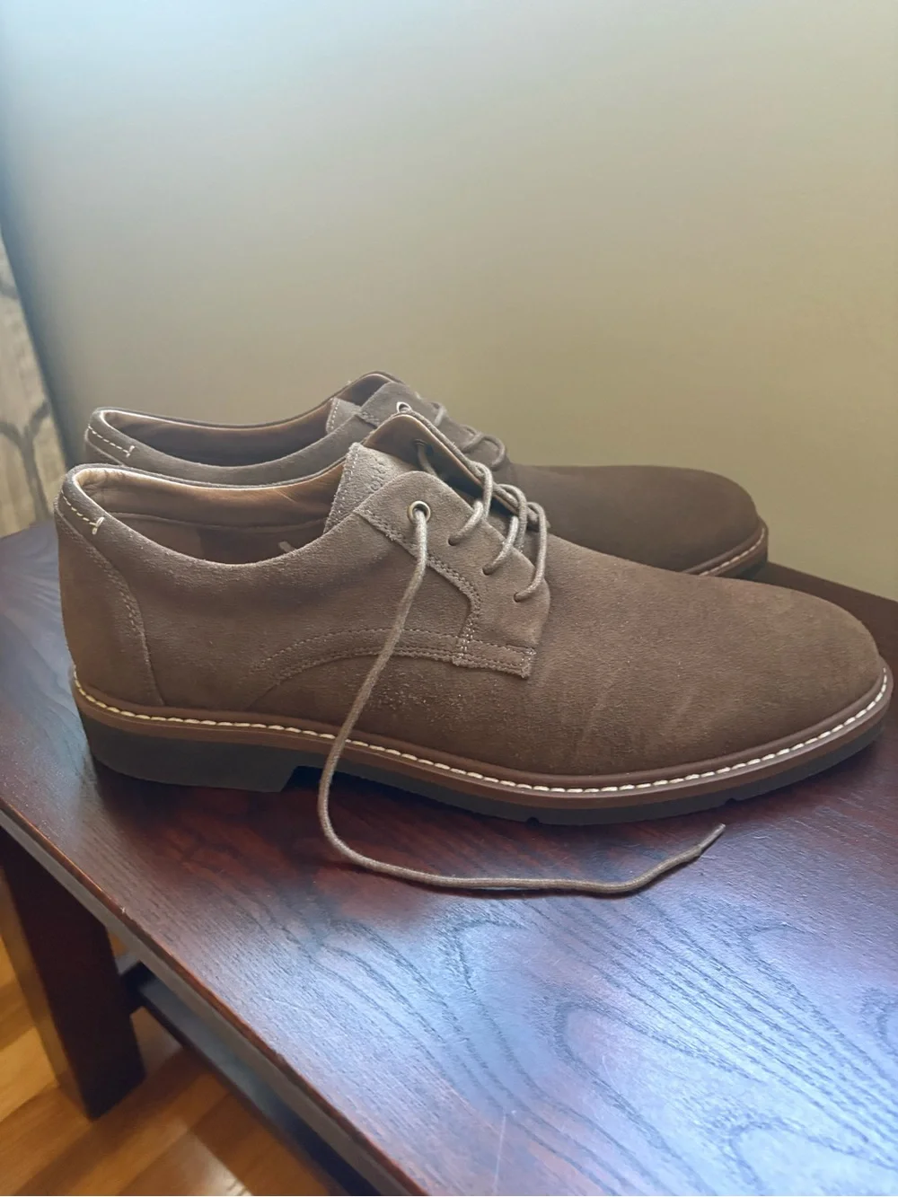 Men’s Rockport Foley Dark Taupe Suede